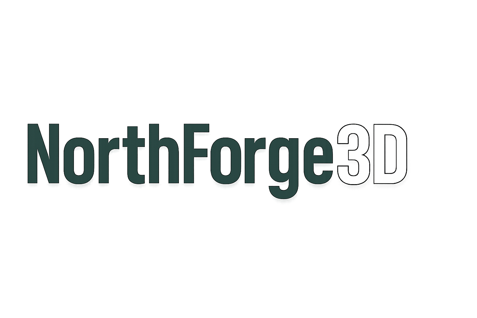 NorthForge3D Wordmark